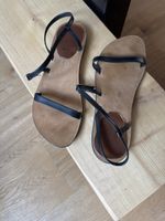 Sandales Rondini St Tropez cuir noir T39