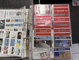 Lot de plus de 300 taxcard suisses 