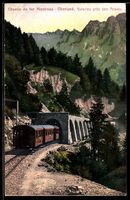 AK Les Avants, Chemin de fer Montreux-Oberland, Galeries prè