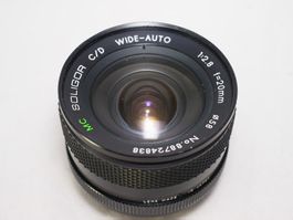 Superwide Soligor C/D Wide Auto MC 20mm f2.8 M42 #h1