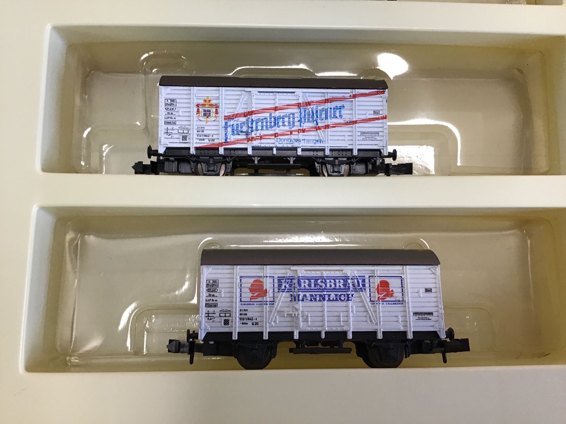 Trix Modelleisenbahnen: Dampflokomotive und Gueterwagen Set MINITRIX N – Gebraucht aus Männedorf von Modelle-aller-Art 3