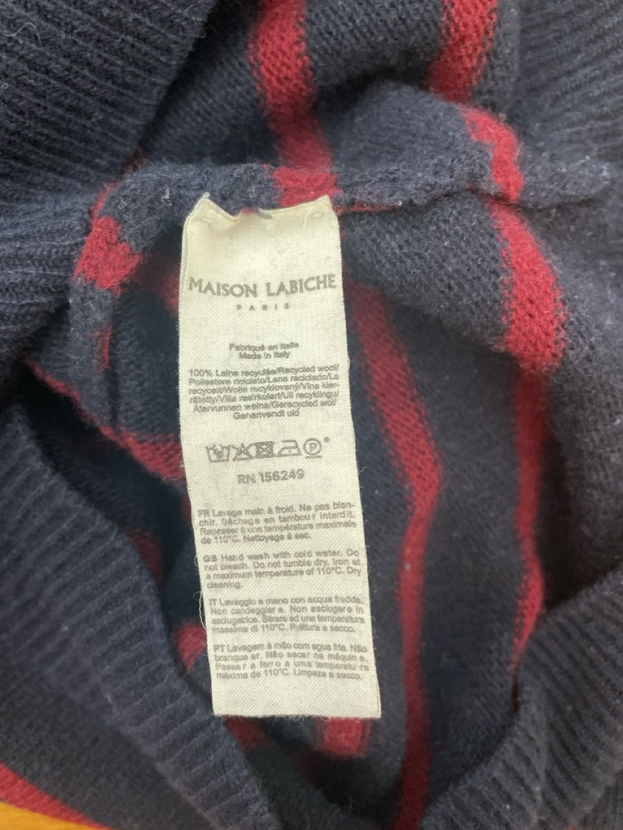 Maglioni & Felpe: wollpullover blau rot gestreift maison labiche paris – Usato da Zürich venduto da M500ZH 2