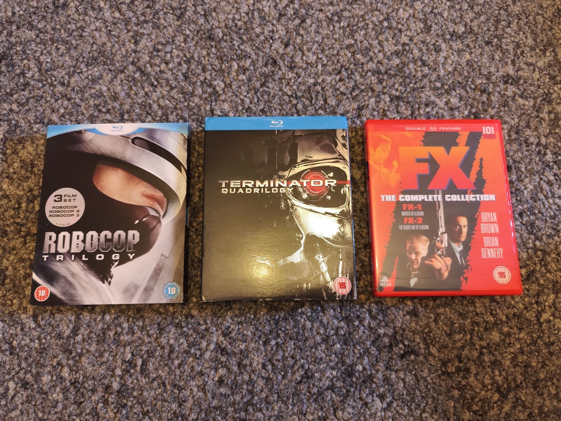 Tutti i DVDs: UK Bluray: Robocop, Terminator, FX – Usato da Zofingen venduto da Debohli