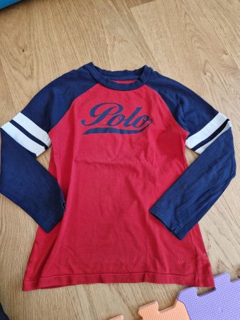 Polo von Ralph Lauren Langarmshirt Gr. 116/122