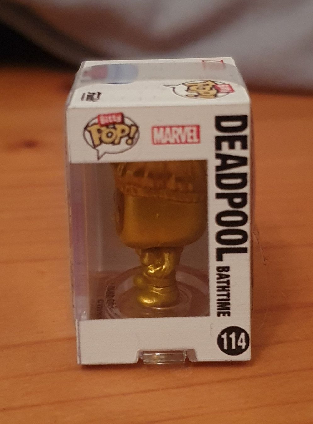Funko Statuette: Funko Bitty Pop Marvel Deadpool Bathtime Gold 114 – Nuovo e nell'imballaggio originale da Liestal venduto da Arukilein 3