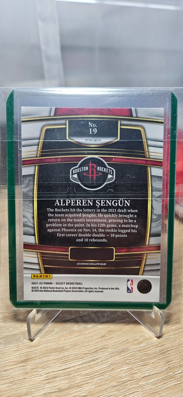 Panini Carte collezionabili: Alperen Sengün Panini Select Concourse - Rockets Rookie! – Usato da Gelterkinden venduto da mar_xm2m 1