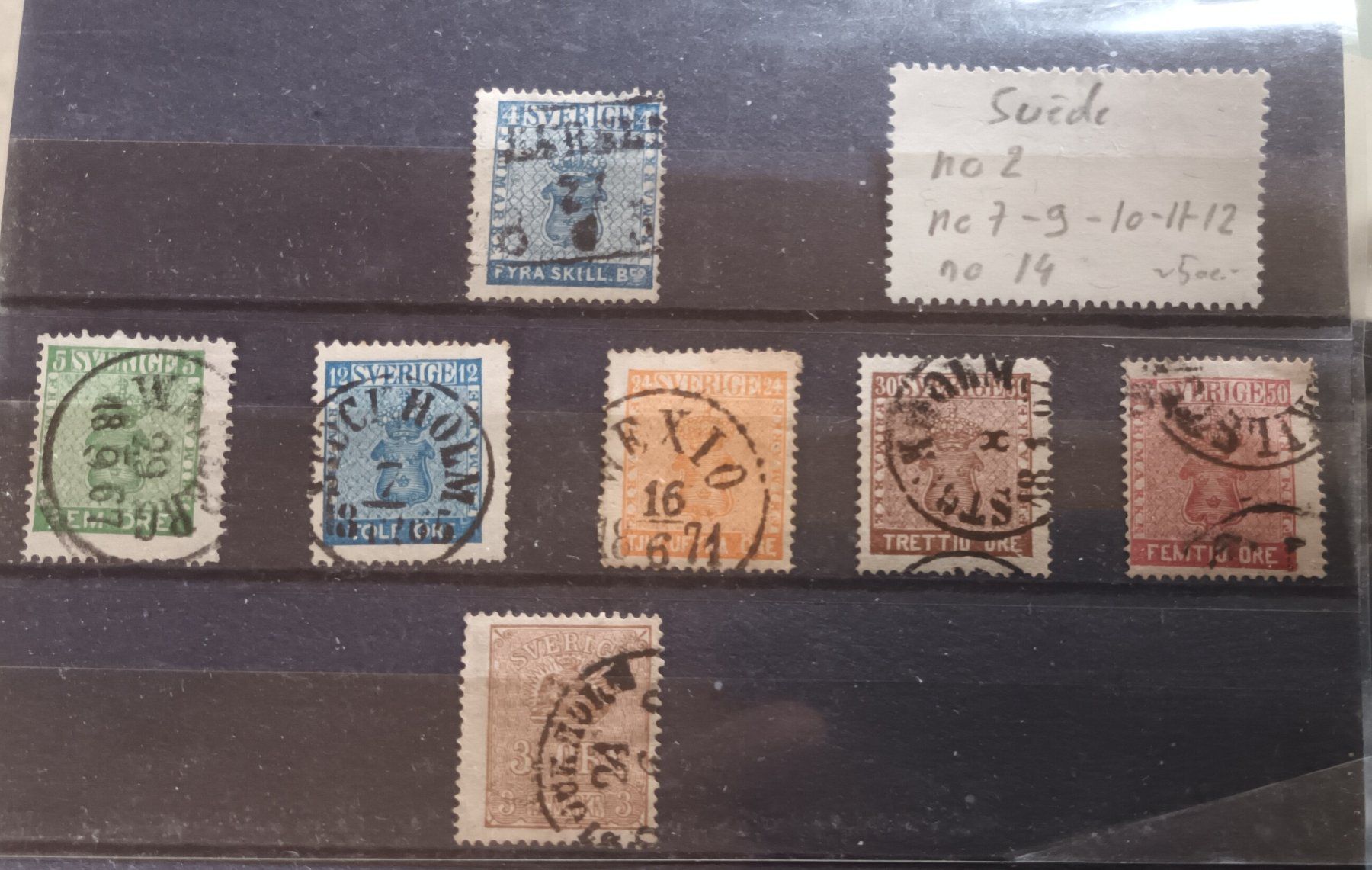Alle Briefmarken: Suede – Gebraucht aus Martigny von Rosseline