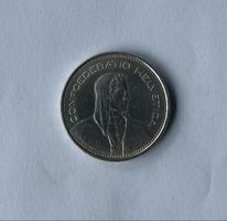 5 Franken Silbermünze von 1966