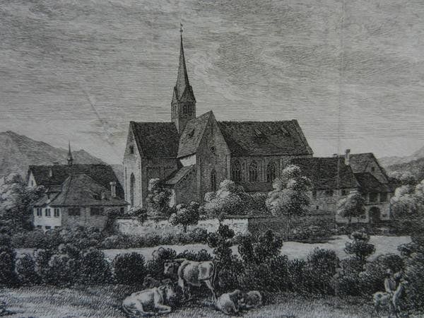 Incisioni: Kappel am Albis Kupferstich – Usato da Risch venduto da Rischli15 1