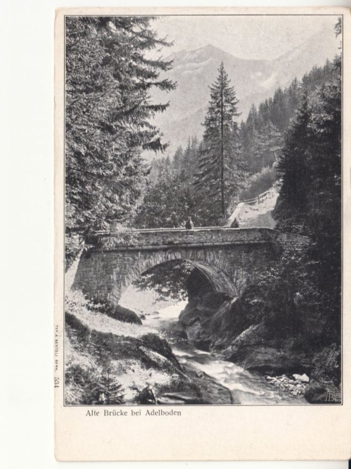 Ansichtskarten: Adelboden Alte Brücke ca. 1920 – Gebraucht aus Bürglen TG von StampGraf