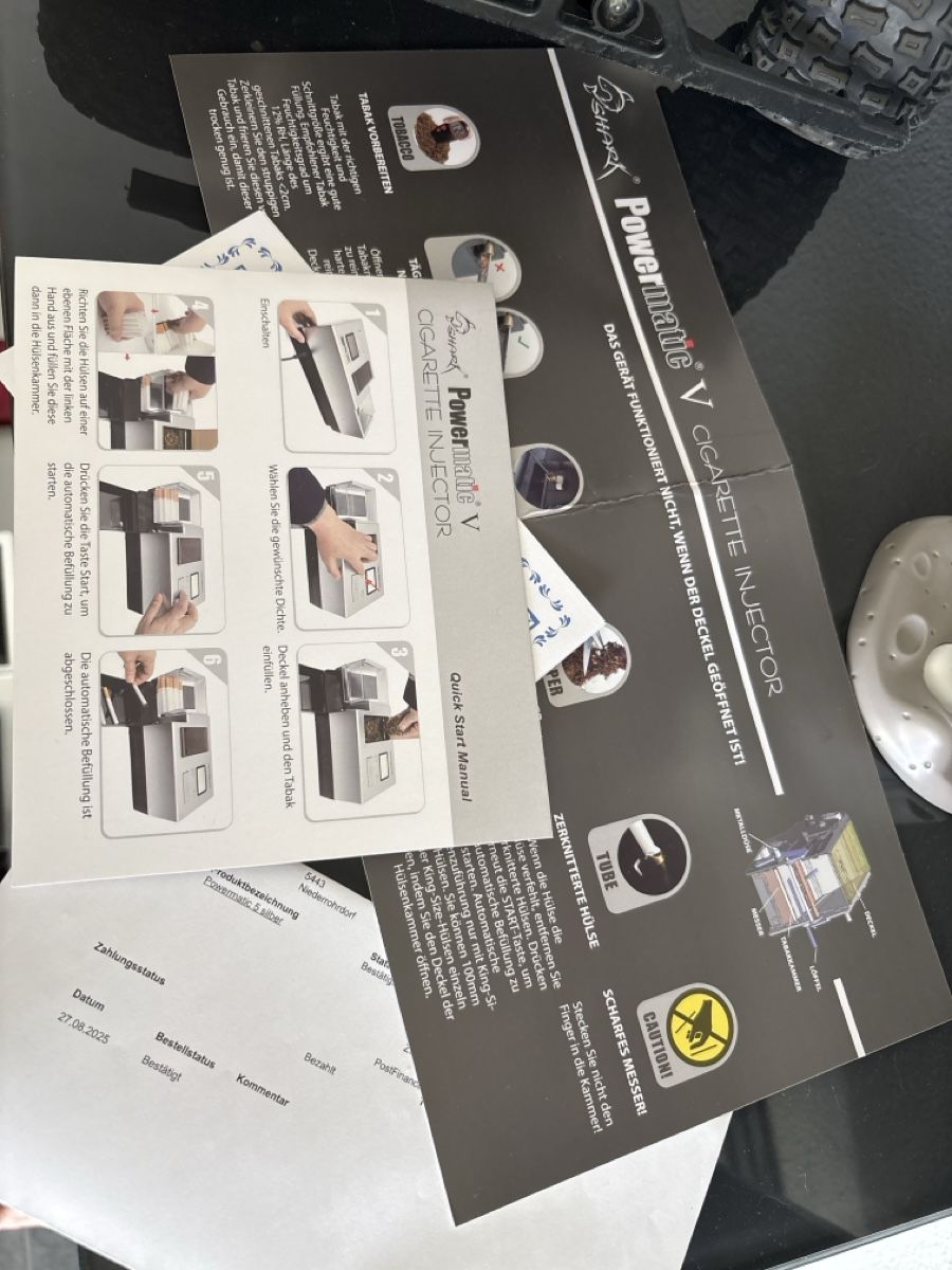 Powermatic Toutes les machines: Powermatic Tabakstopfmaschine 5 – D'occasion à Niederrohrdorf par Aldi01 2