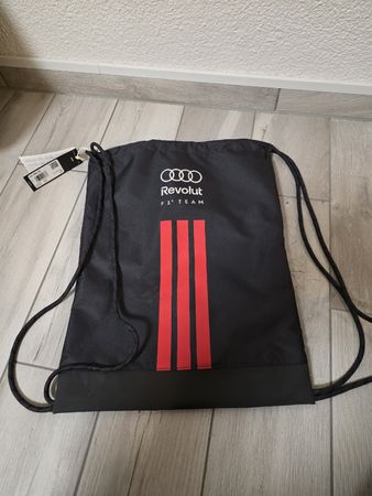 Turnbeutel Audi Revolut F1 Team schwarz neu mit Etikett