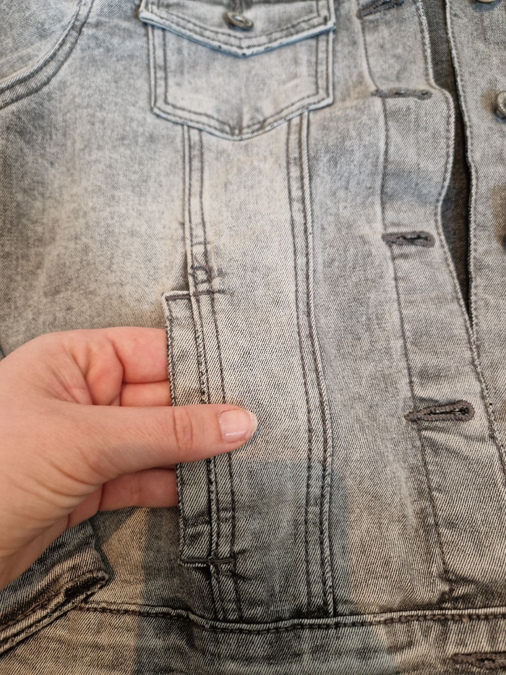 Jacken: Jeansjacke Chicoree Gr. L Grau – Neu (gemäss Beschreibung) aus Ebikon von kov_9vqb 5