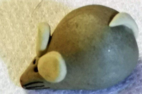 Statuette: Setzkasten Maus Keramik – Nuovo (secondo la descrizione) da Lutzenberg venduto da Truhe 2