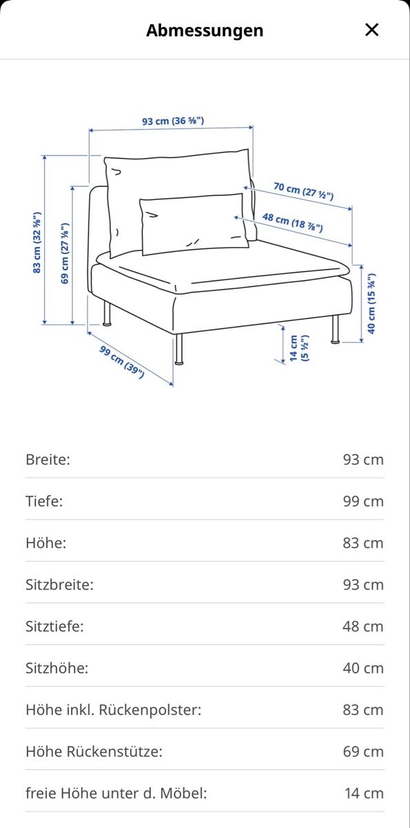 Ikea Sofas: Recamiere / Sofas / Sessel / SÖDERHAMN Tallmyra Dunkelgrün – D'occasion à Winterthur par lue_sqt9 5
