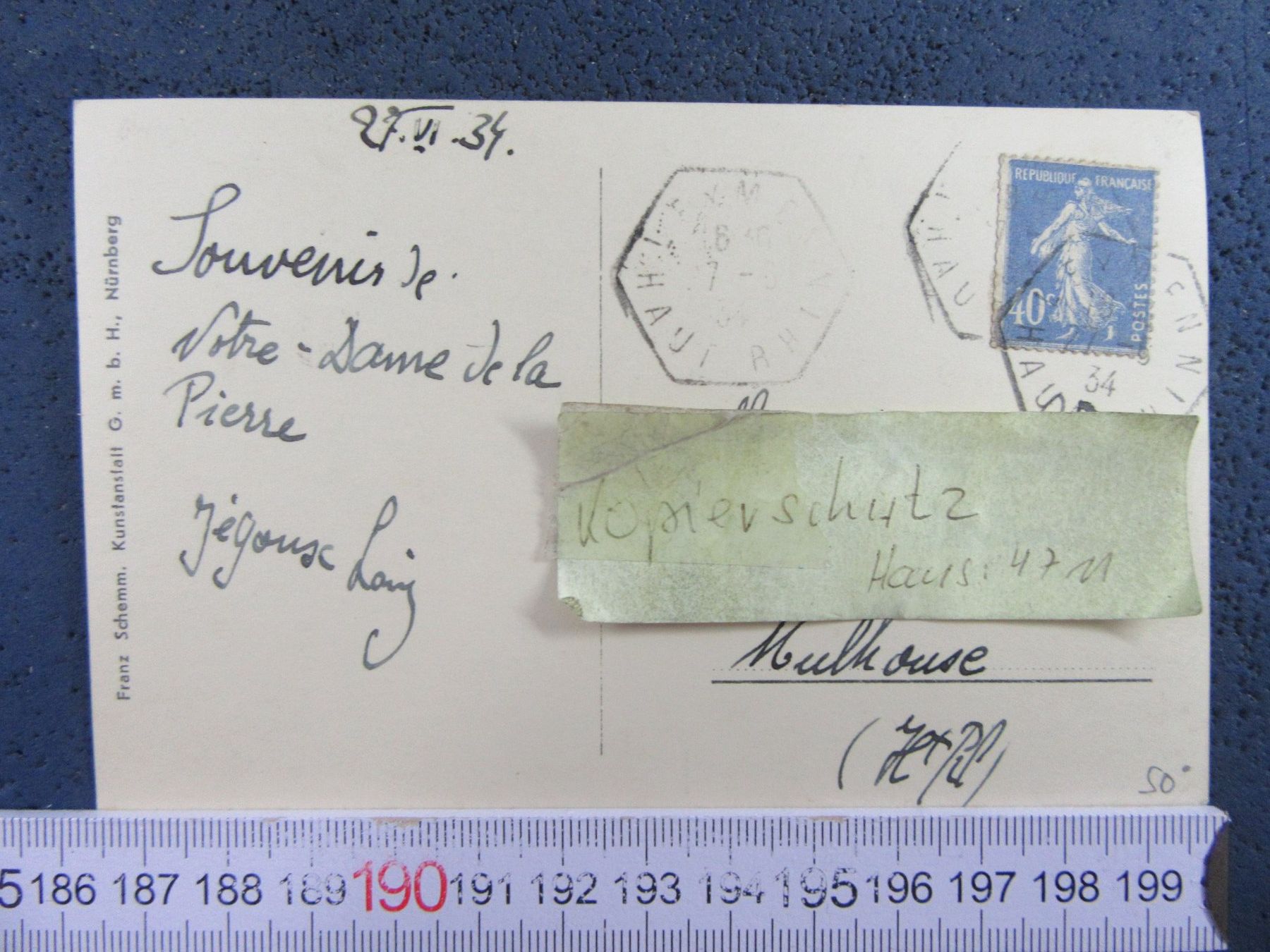 Cartoline postali: MARIASTEIN SO AK 2 ENGEL 1934 – Usato da Ettingen venduto da Hausi4711 1