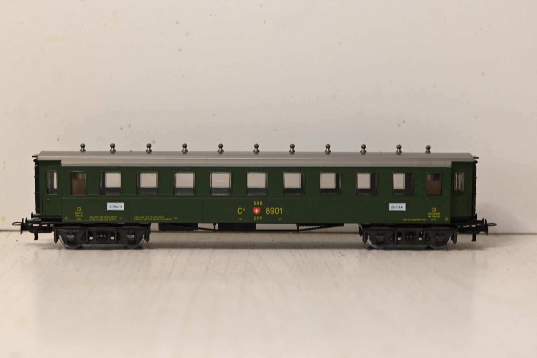 Märklin Modelleisenbahnen: SBB C4 8901 Märklin HO/AC mit OVP – Gebraucht aus Laupen ZH von Zmoewe