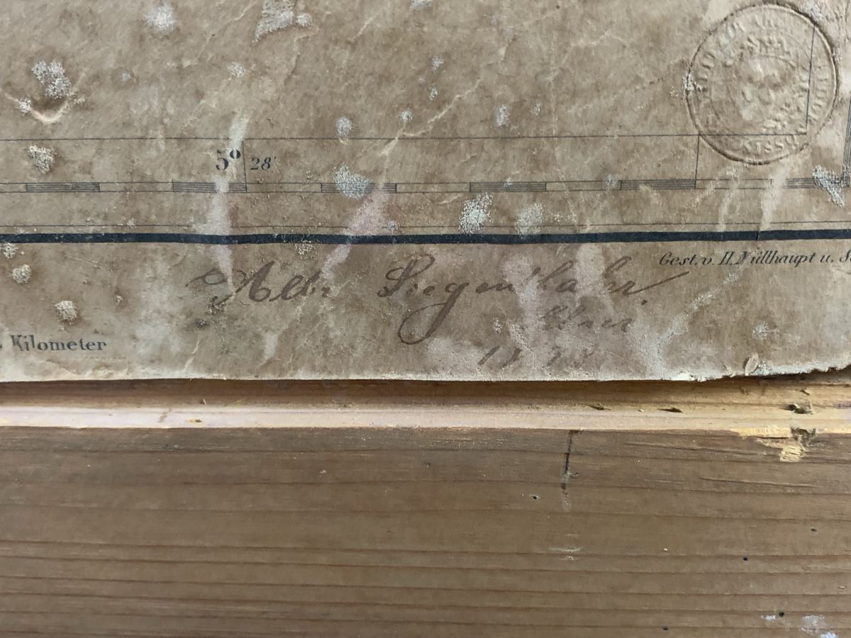 Dipinti: Alb. Siegenthaler? Gemälde ca 1875 – Usato da Wolfhalden venduto da SecondAntique 6