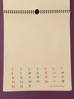Kalender 35x30 cm zum selber gestalten