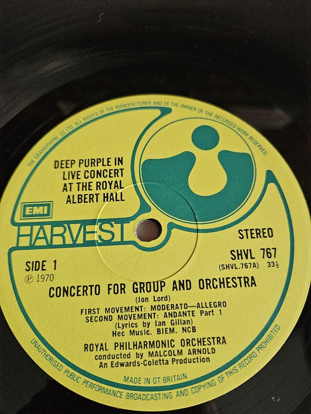 Dischi in vinile: Vinyl LP Deep Purple Concerto for Group and Orchestra – Usato da Bertschikon Gossau venduto da simla09 1