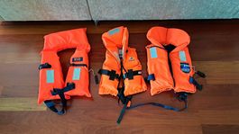 Schwimmwesten 1x Erwachsene 2x Kinder