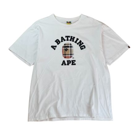 Vintage Bape Check T - Shirt - XXL