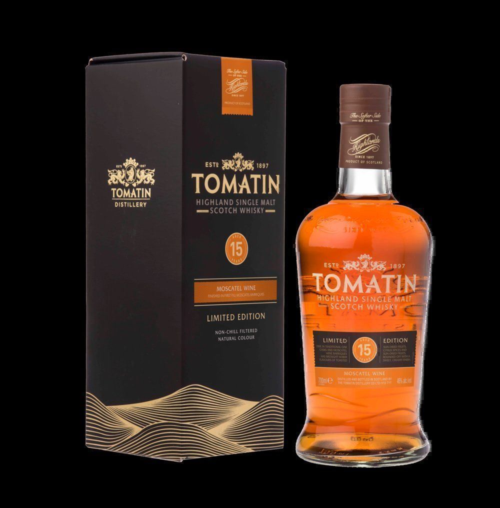 Tomatin Bevande alcoliche: Tomatin 15 ans Moscatel – Nuovo e nell'imballaggio originale da Le Locle venduto da drinkshop