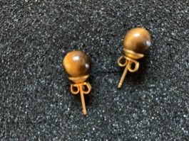 Ohrstecker Tigerauge, 9mm