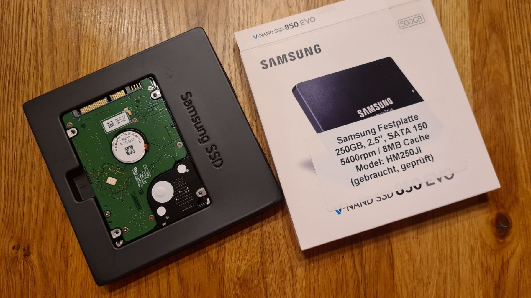 Samsung Harddisks: Samsung  Festplatte 250GB, Model HM250JI – Gebraucht aus Winkel von Heuresis 2