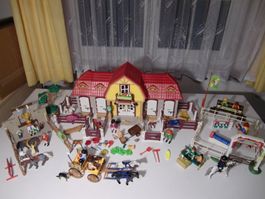 Playmobil Reiterhof mit Paddocks - viel Zubehör