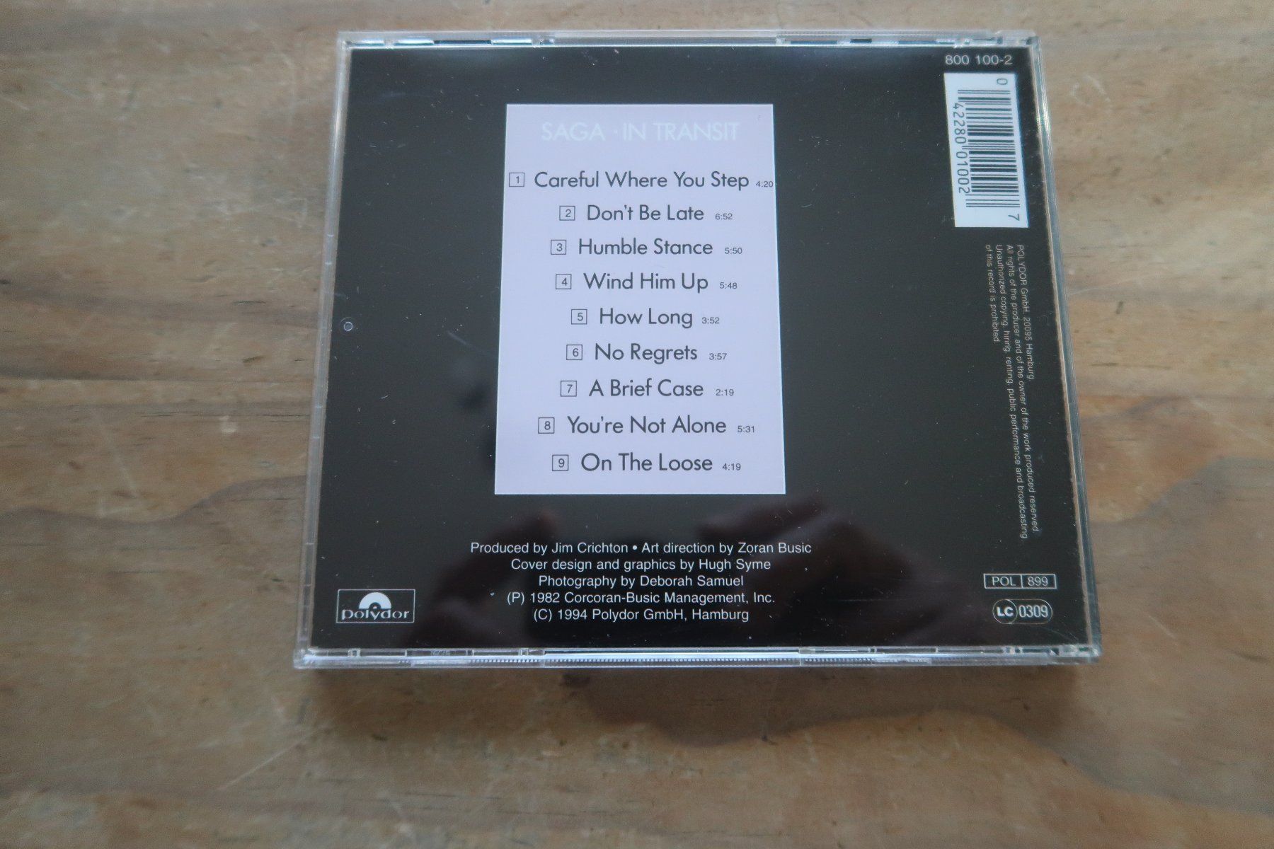 CD: SAGA - IN TRANSIT - CD – Usato da Basel venduto da Patiscat 1