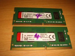 2 stück 4gb ddr4 2400 RAM für Laptop.