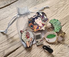 Lot de pin's Voyage au Japon, neufs