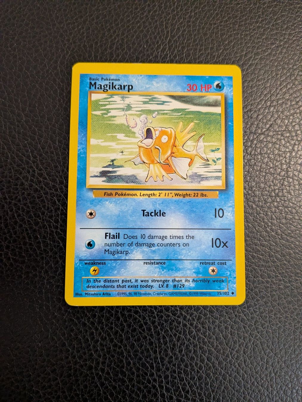 Pokémon Sammelbilder & Trading cards: Base Set Magikarp 35/102 Ab 1 – Gebraucht aus Paradiso von Pkmn10