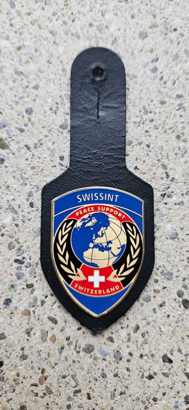 Schweizer Armee Placchette & Badge: *** Brustanhänger Swissint *** – Usato da Riedholz venduto da fr_sIruP