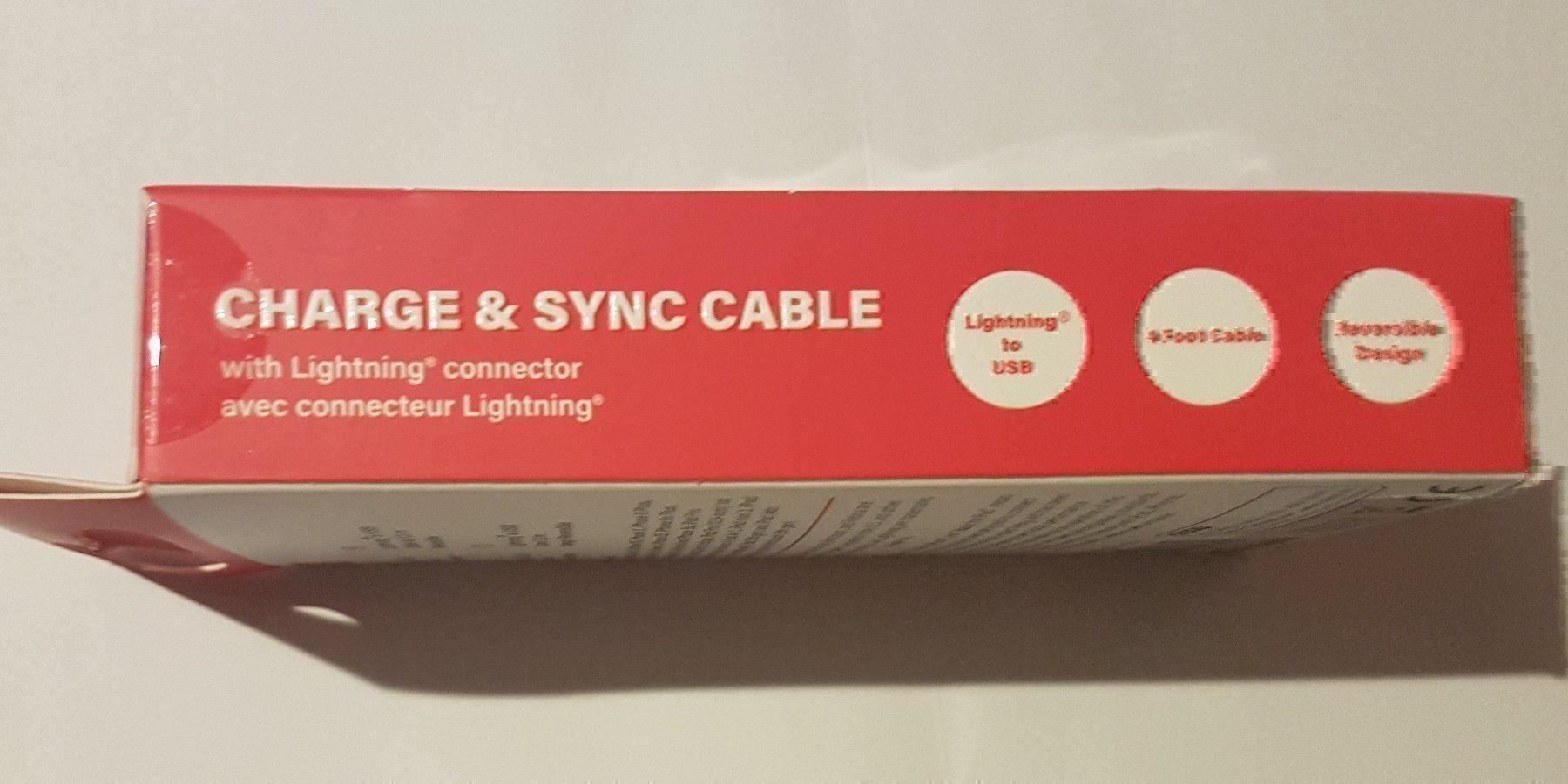 Kabel: Charge & Sync - Cable Lightning USB – Neu und originalverpackt aus Zürich von Avd 3