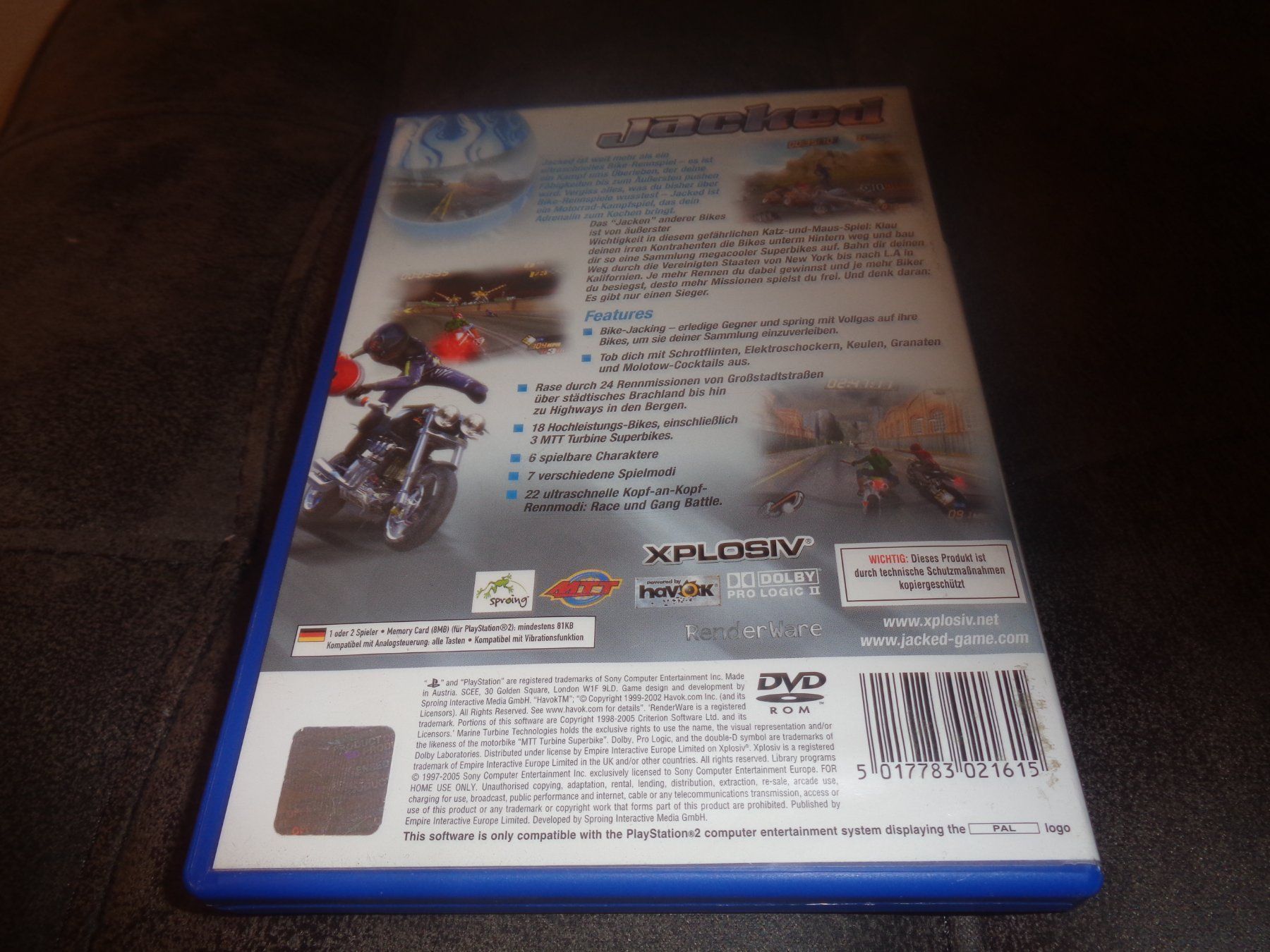 Jeux: Jacked PS2 – D'occasion à Olten par Disc-Ausverkauf 2