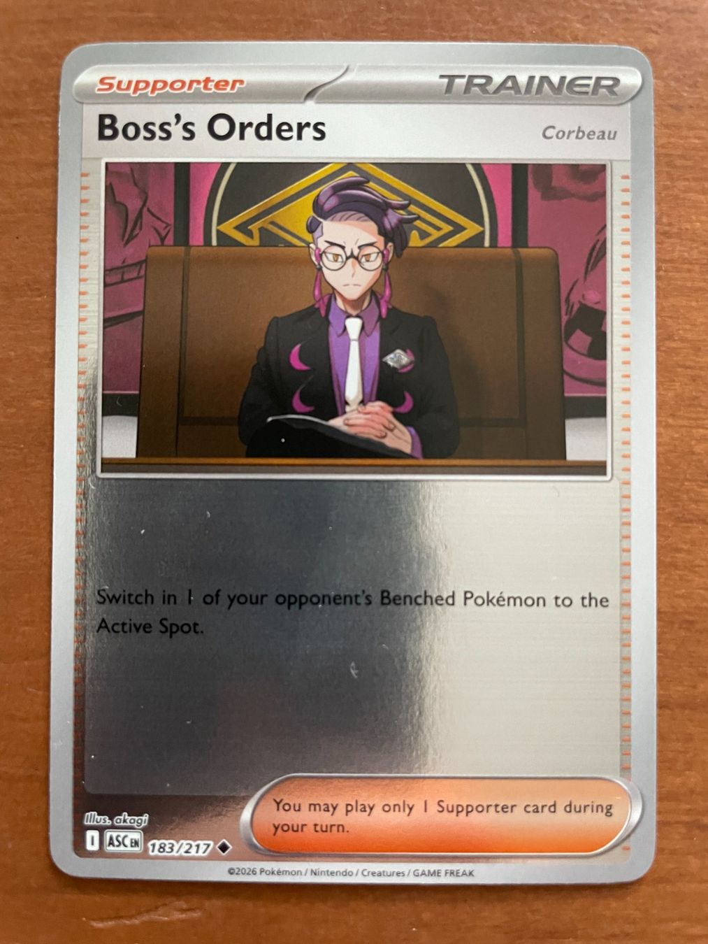 Pokémon Carte collezionabili: Pokemon Boss's Orders Reverse (Versand gratis) – Nuovo (secondo la descrizione) da Chur venduto da Angerson