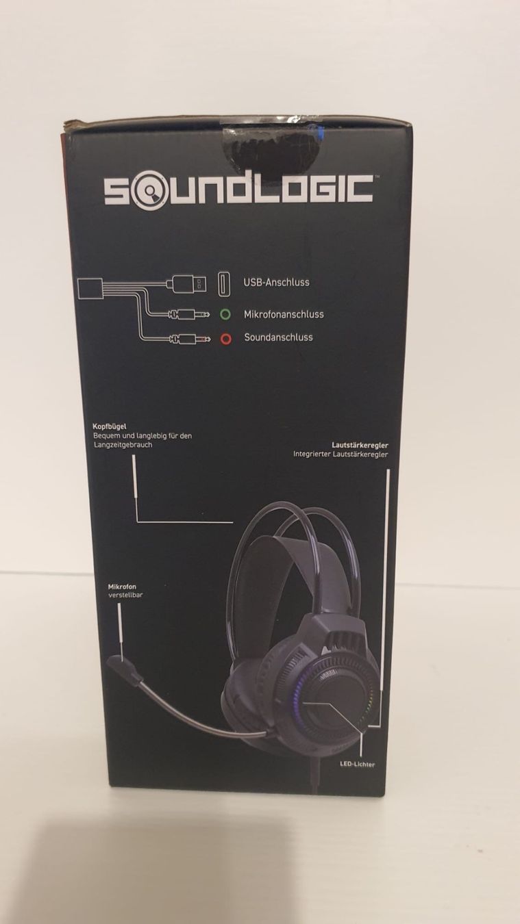 Cuffie: Casque Gaming Soundlogic avec Micro et LED – Nuovo e nell'imballaggio originale da La Tour-de-Peilz venduto da cod_9hq5 1