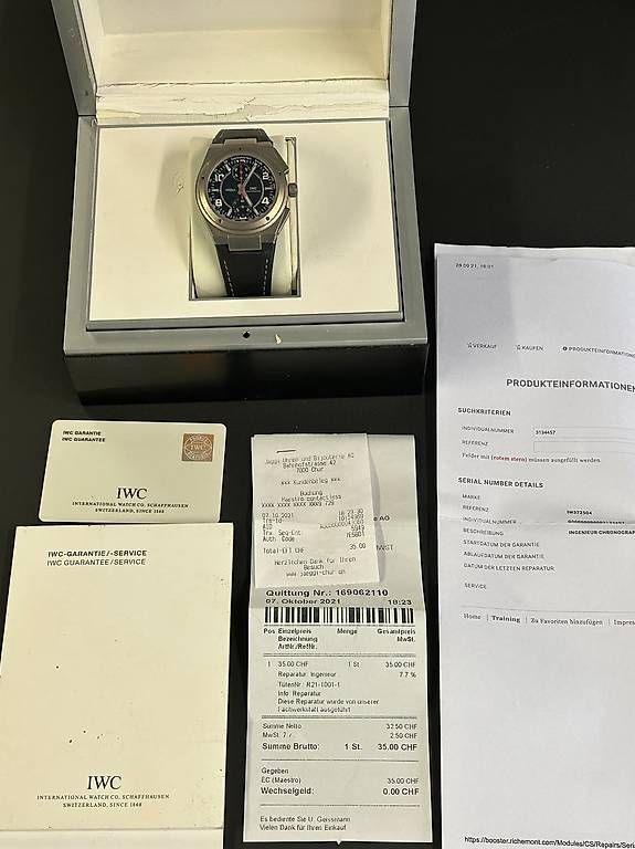 Orologi: IWC Ingenieur Chrono Titan AMG – Usato da Trimmis venduto da VP8 1