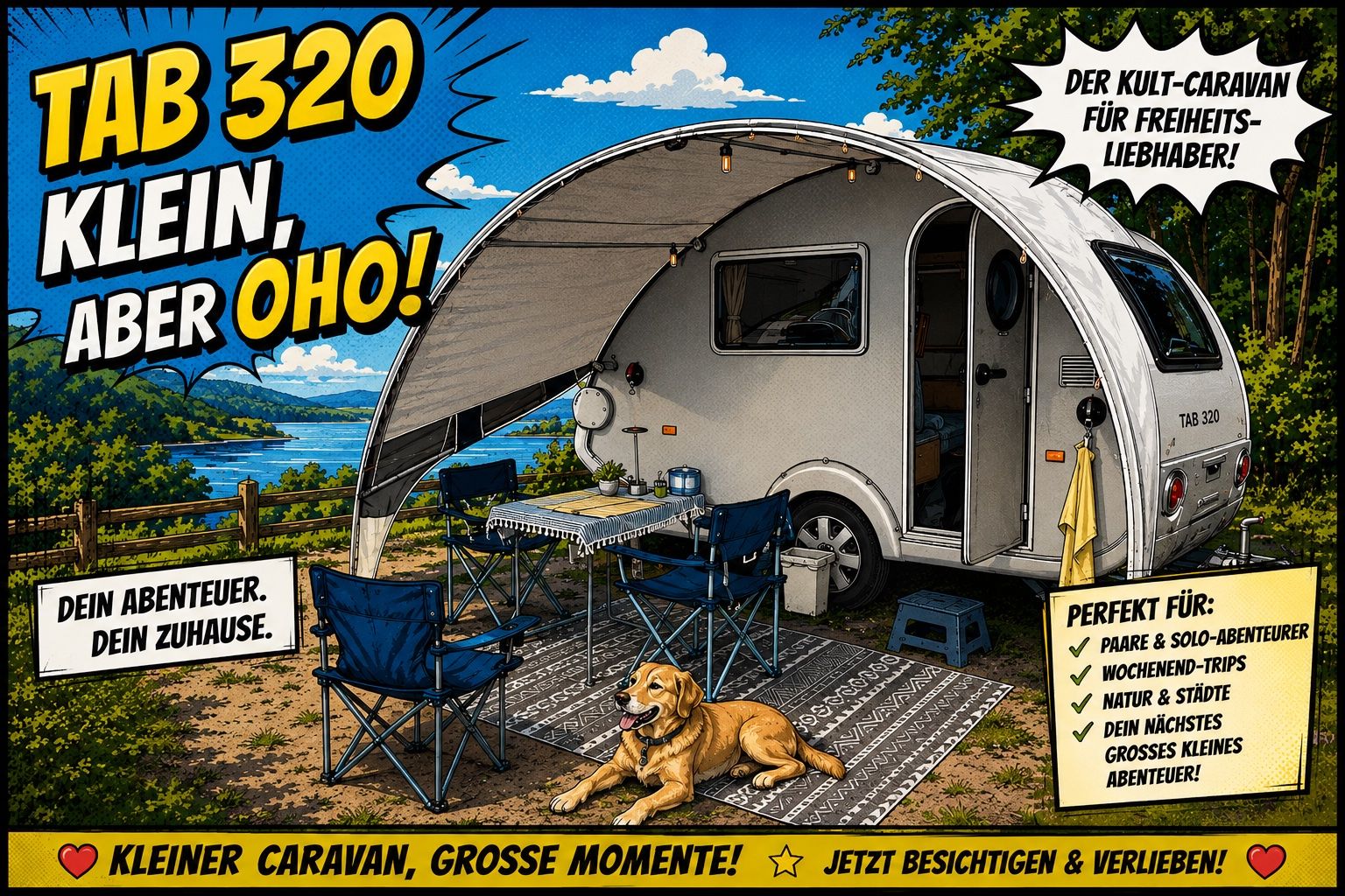 Tabbert Camping Fahrzeuge: T@B 320 (Tabbert) Wohnwagen – Gebraucht aus Oberegg von zahnputzteufel