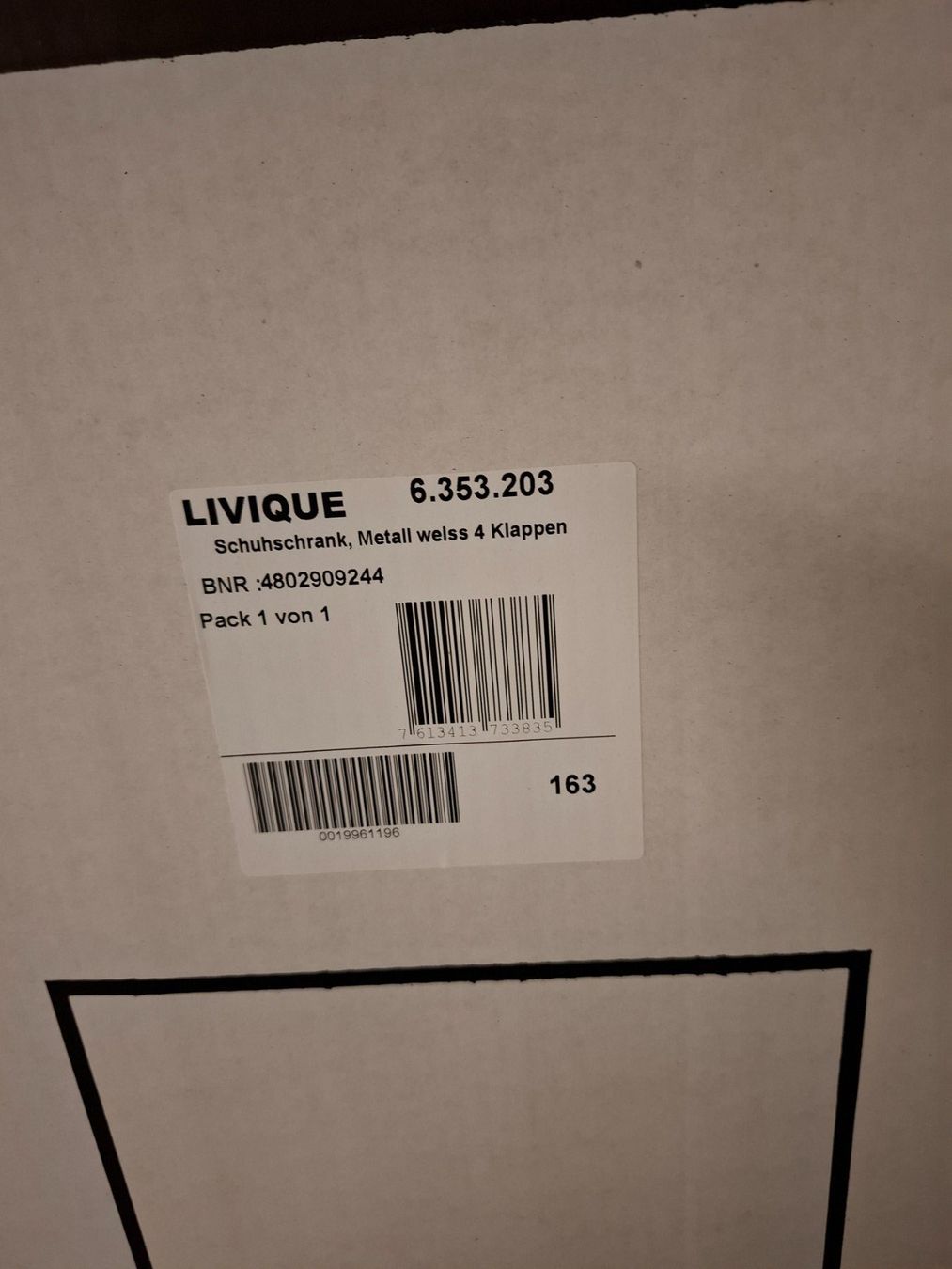 Livique Schränke: Schuhschrank, Metall weiss – Neu und originalverpackt aus Zuchwil von ret_shw8 3
