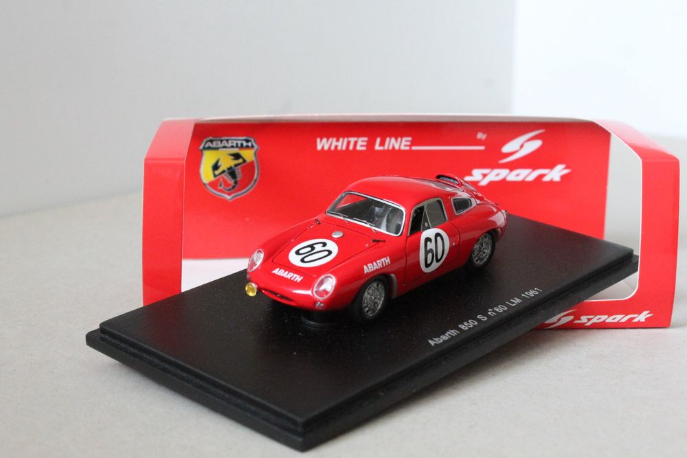 Spark Abarth 850 S N°60 – 24H Du Mans 1961 – Miniature 1/43 Collection