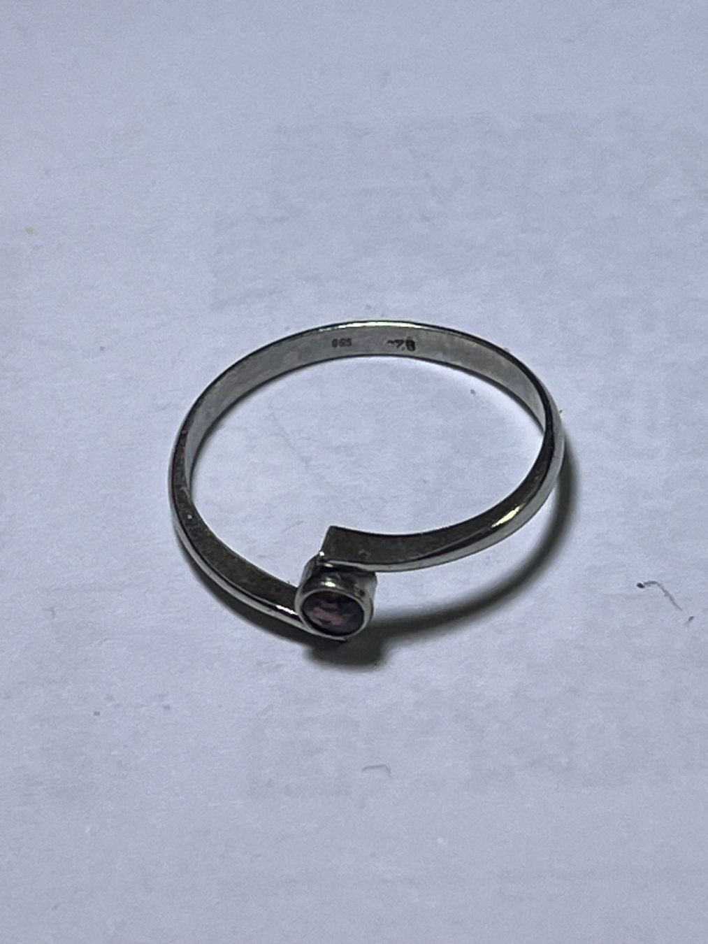 Anelli: Silberring 925 mit rotem Stein, Vintage-Look – Usato da Bremgarten b. Bern venduto da barny2 4