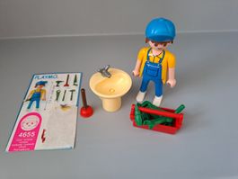 Playmobil Figur 11 Klempner / Sanitär 4655