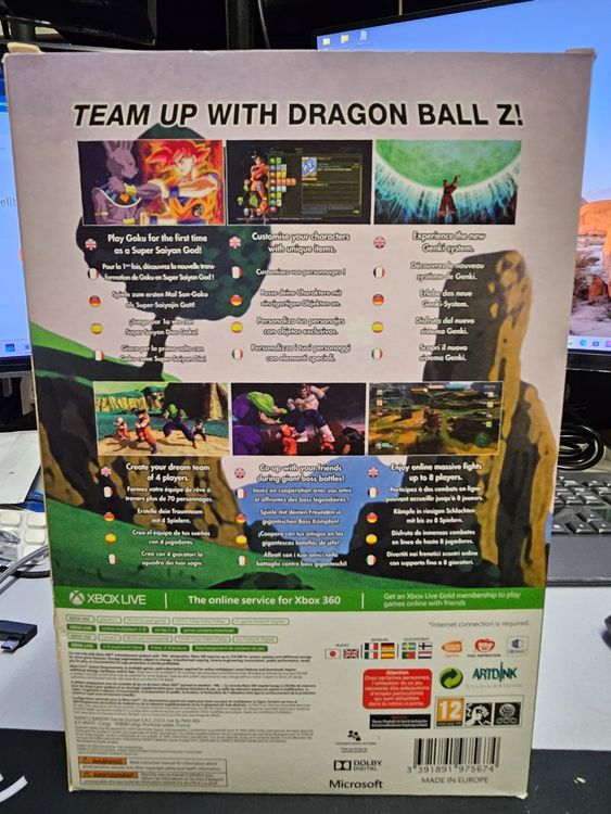 Jeu Xbox 360 Dragon Ball Z : Battle Of Z - Très Bon État (Boîte Et Instructions Incluses)