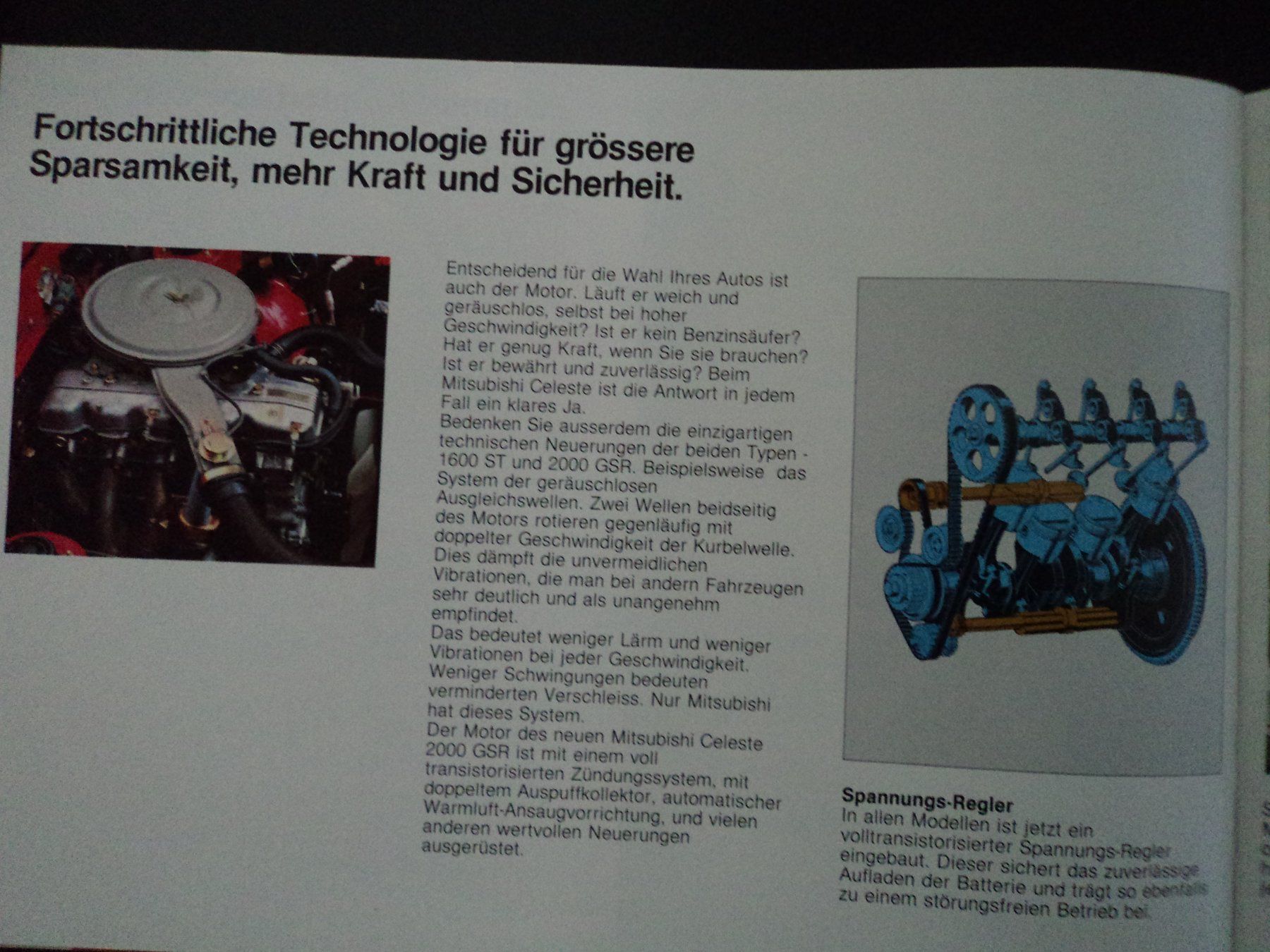 Mitsubishi Documenti: Prospekt Mitsubishi Celeste 1979 – Usato da Schwarzenburg venduto da modelCARama 6