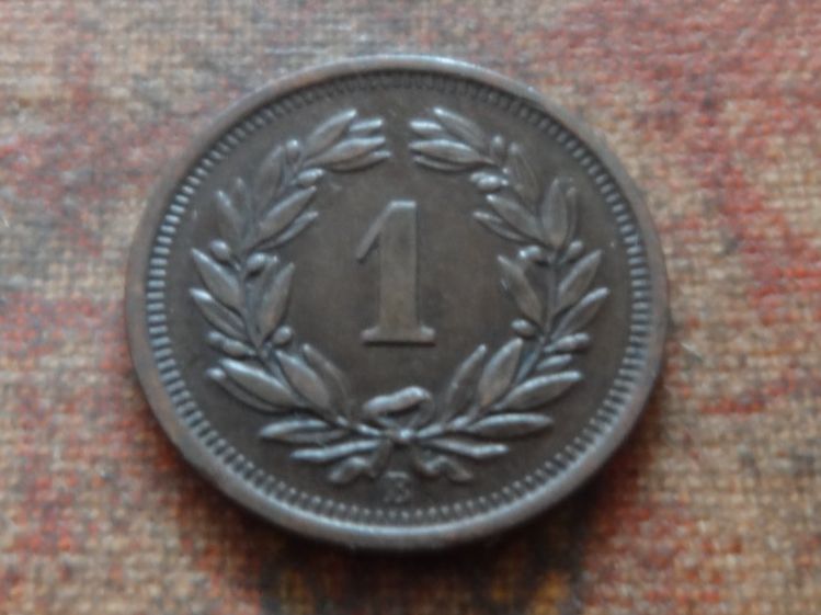 Tutti le monete: 1 Rp. 1912  (B) – Usato da Romanel-sur-Lausanne venduto da Swift13 1