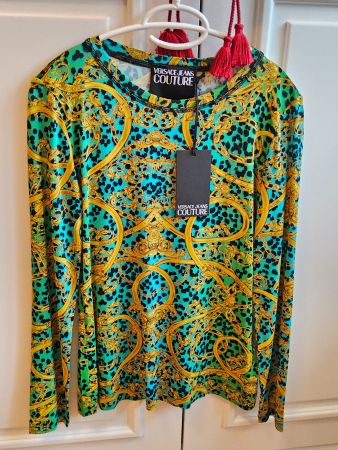 Versace Jeans Couture Langarm Shirt NEU, Tg 46, 44 CH