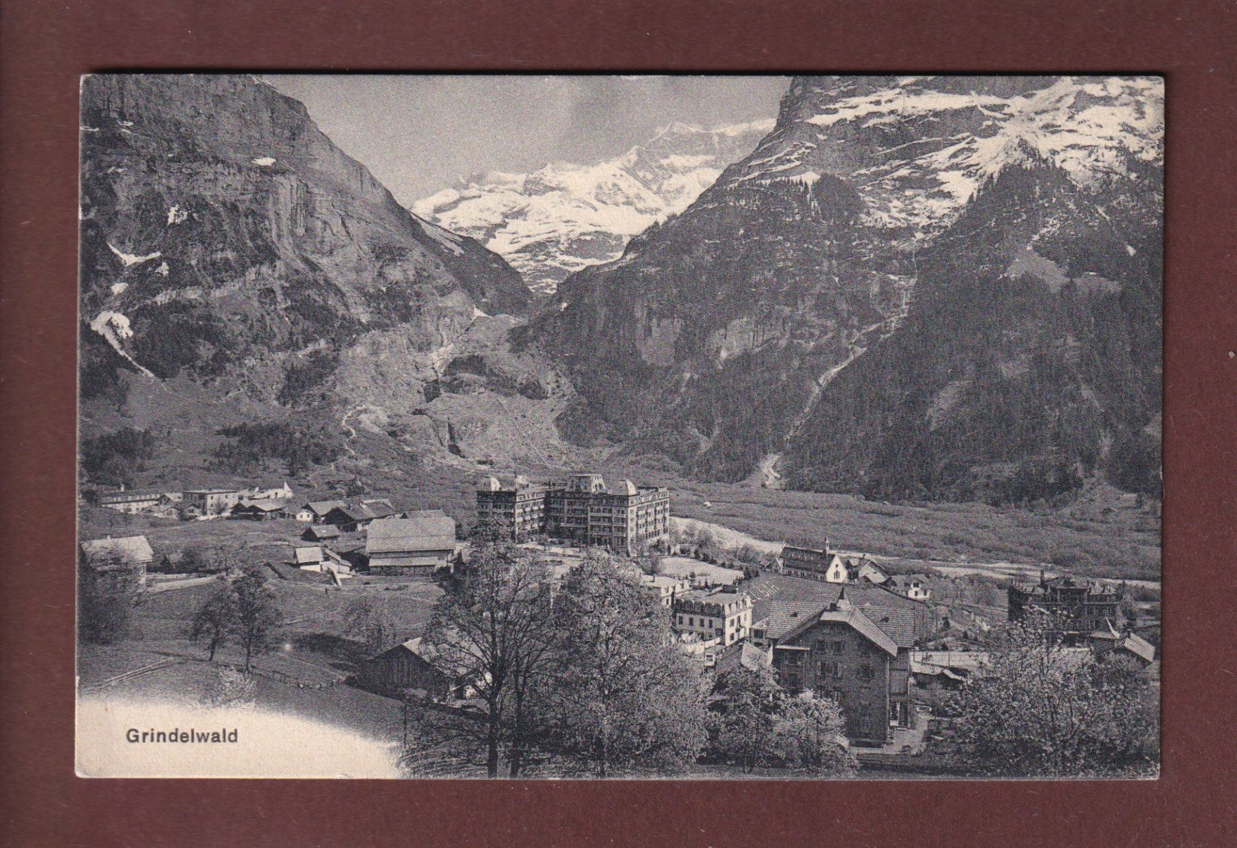 Cartoline postali: GRINDELWALD - 1912 – Usato da Pully venduto da nicecards